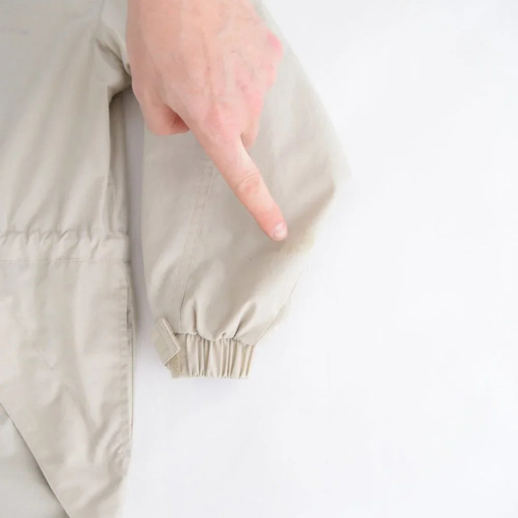 Vintage Cottage Essentials Beige Zip Up Lightweight Jacket Size Small - Picture 14 of 14